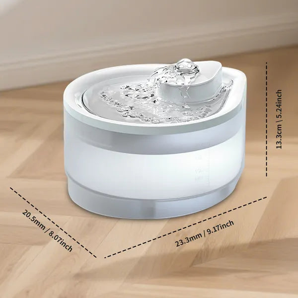 2.5L Automatic Pet Water Fountain – Filtered, Continuous Flow for Cats & Dogs