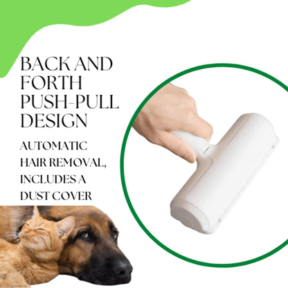Effortless Pet Hair Removal: Reusable Roller for Furniture, Carpets, and Car Seats