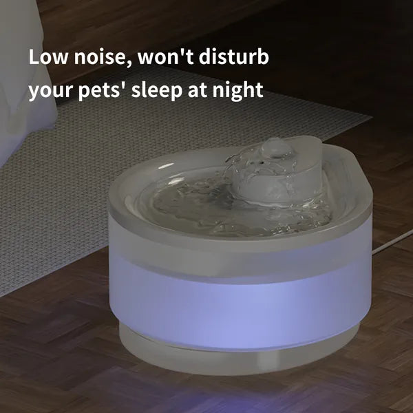 2.5L Automatic Pet Water Fountain – Filtered, Continuous Flow for Cats & Dogs
