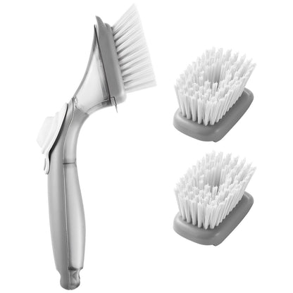 Soap Dispensing Dish Brush – Built-In Soap Reservoir for Hygienic, Effortless Dishwashing