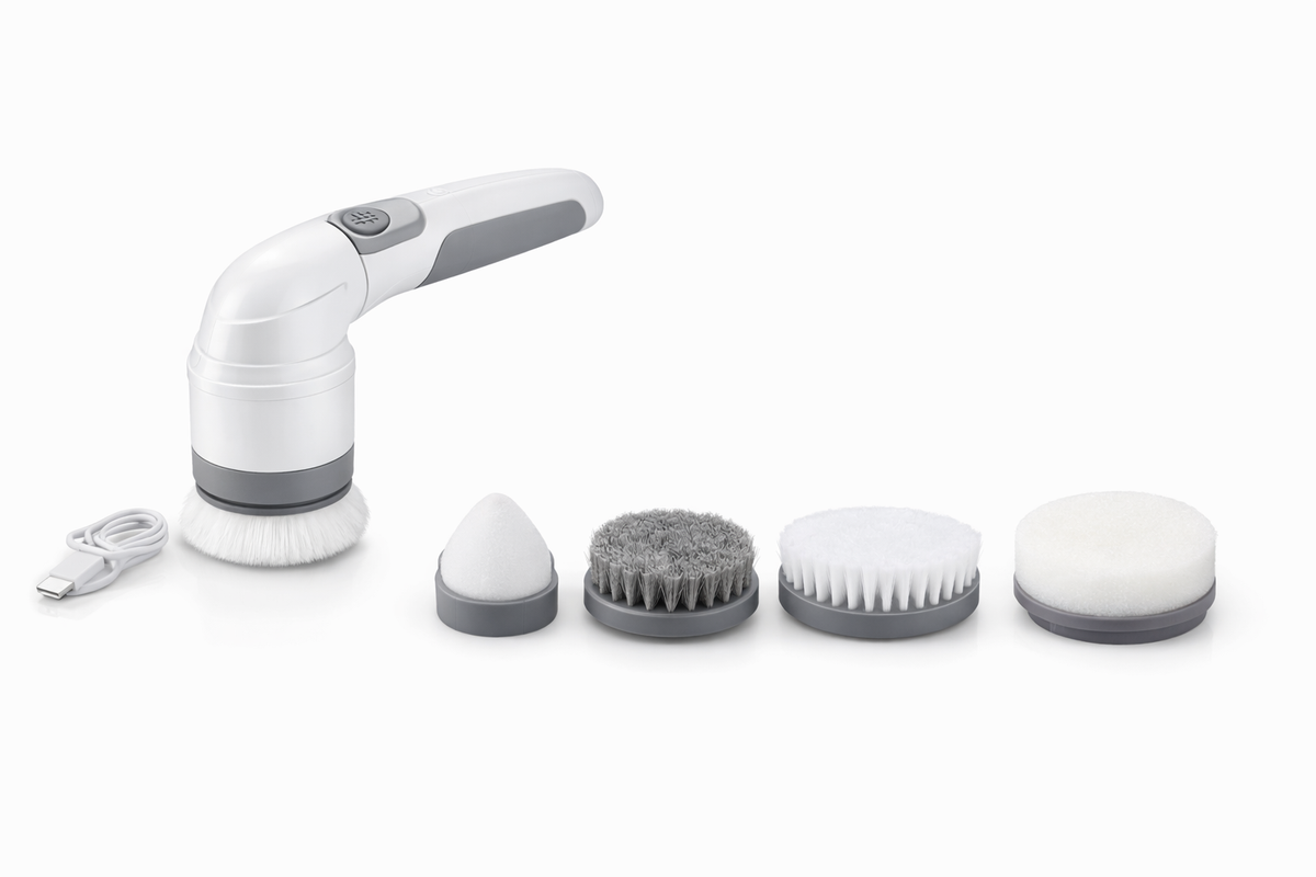 Electric Kitchen Scrubber Brush – Cordless Rechargeable Dish Cleaning Tool for Sink, Stove & Cookware