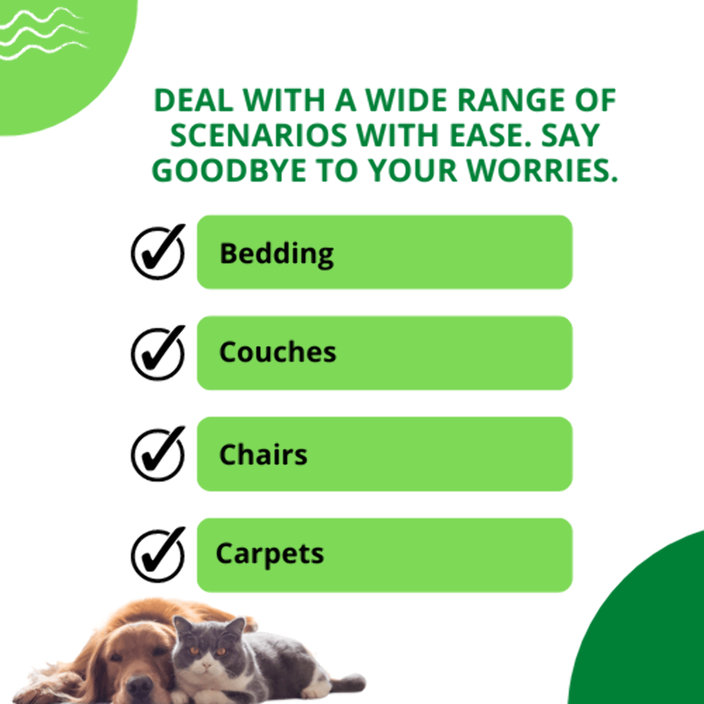 Effortless Pet Hair Removal: Reusable Roller for Furniture, Carpets, and Car Seats
