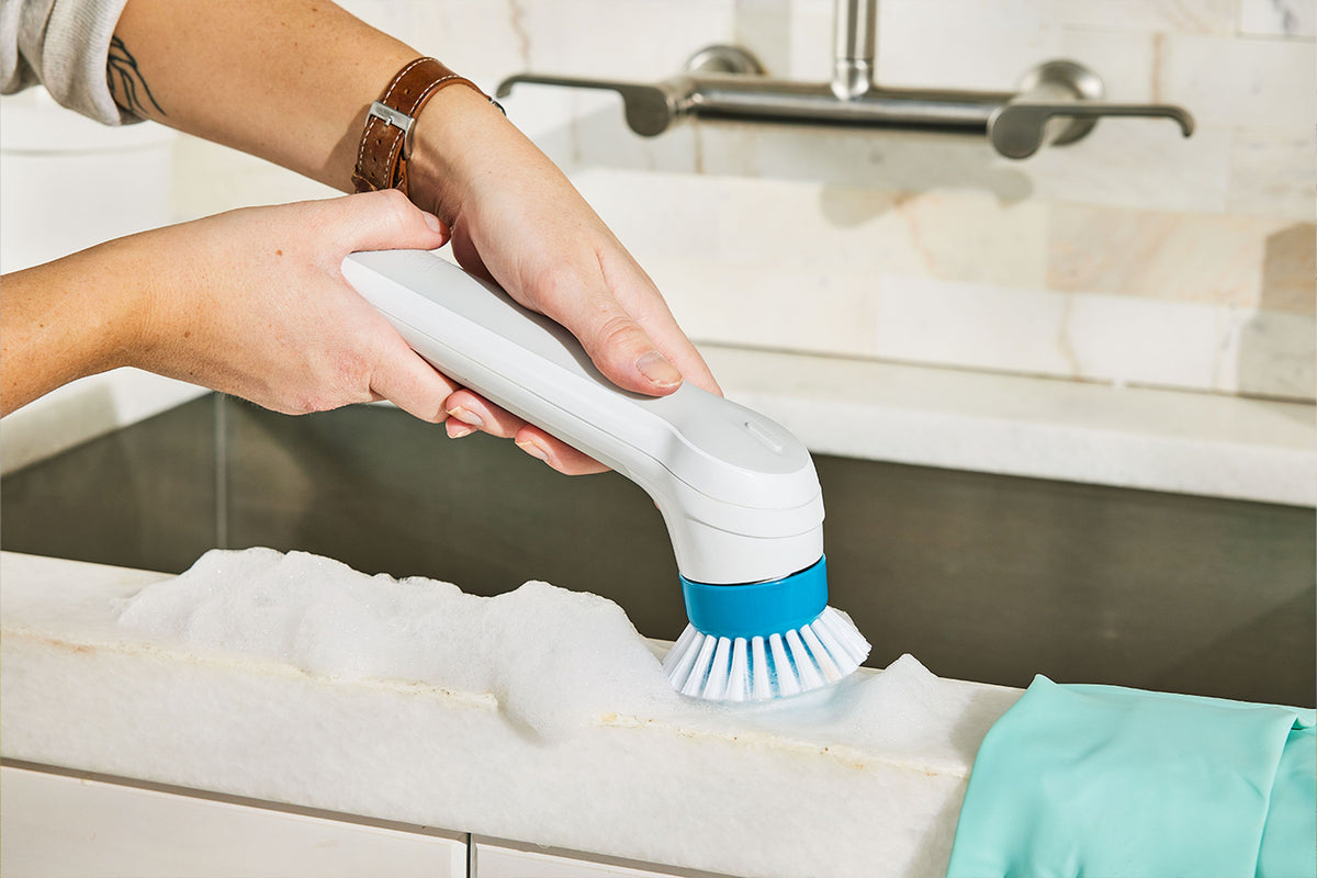 Electric Kitchen Scrubber Brush – Cordless Rechargeable Dish Cleaning Tool for Sink, Stove & Cookware