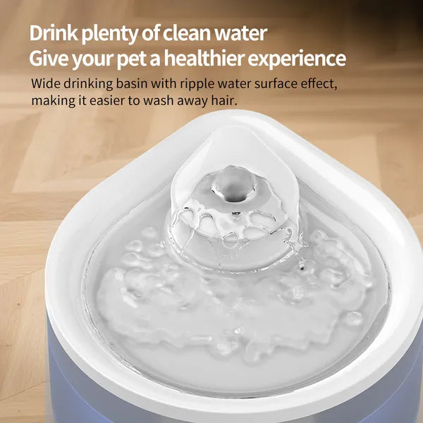 2.5L Automatic Pet Water Fountain – Filtered, Continuous Flow for Cats & Dogs