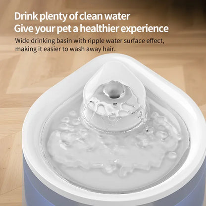 2.5L Automatic Pet Water Fountain – Filtered, Continuous Flow for Cats & Dogs