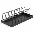 Pull Out Under Cabinet Pot and Pan Organizer with 8 Adjustable Dividers